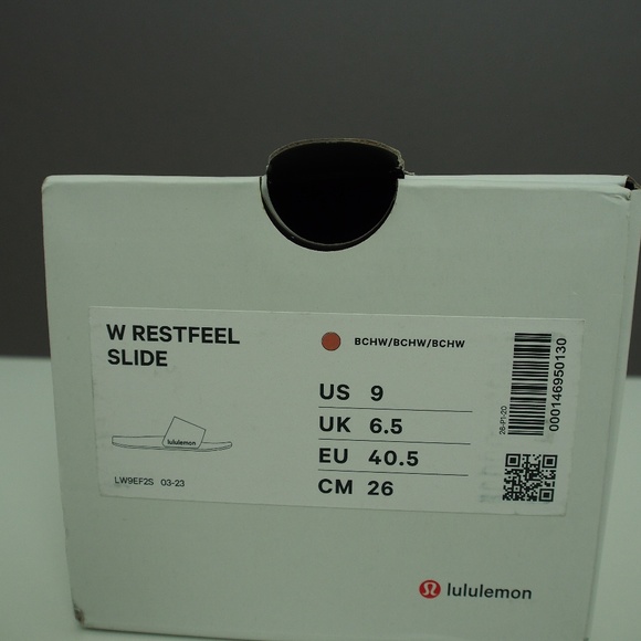 Lululemon Women's Restfeel Beech Wood Slides Size8 (without box) S:9 (With box) - Picture 8 of 8